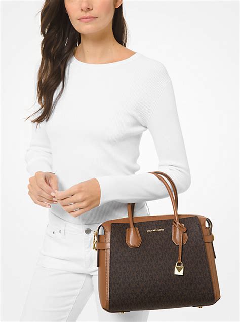 michael kors mercer angebot|Michael Kors mercer belted satchel.